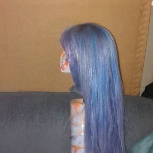 Mermaid wig human hair blend